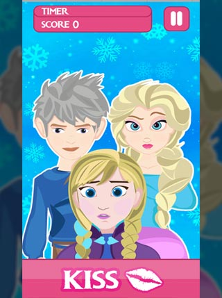 Elsa Kissing Jack screenshot 2