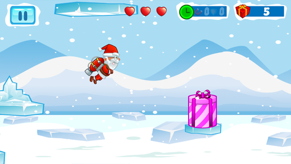 Jetpack Santa screenshot 1