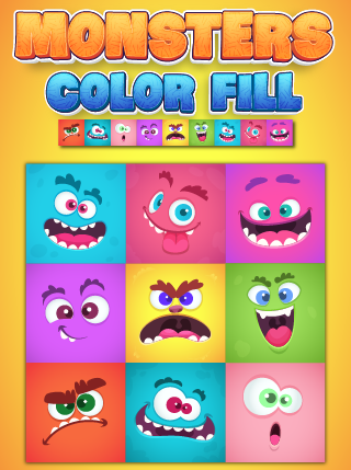 Monster Color Fill screenshot 1