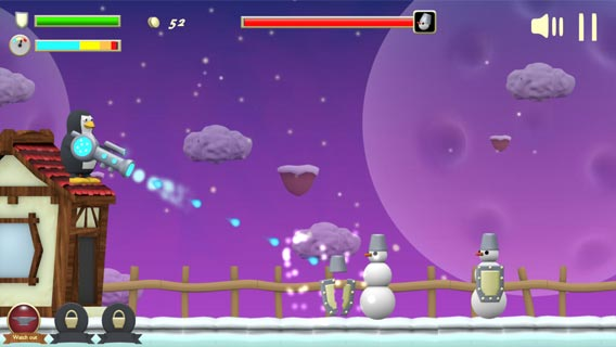 Penguin vs Snowman screenshot 3