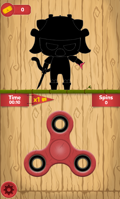 Samurai Cat Spinner screenshot 1